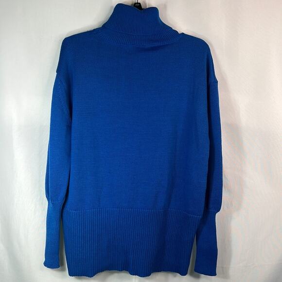Princess Polly Colbolt Blue Knit Larnee Turtleneck Womens Sweater Blue Small - Picture 8 of 14